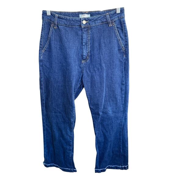 Oat New York Jeans Women's Wide Leg Sz 10 High Waist Baggy Relaxed Stretch - Picture 1 of 9